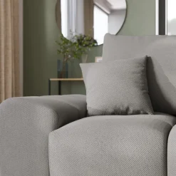 Narożniki></noscript>BROMARKT Szary narożnik do salonu NUBES z funkcją spania