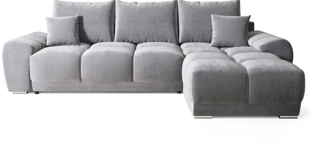 Narożniki>BROMARKT Szary narożnik do salonu NUBES