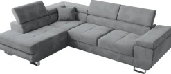 Narożniki>BROMARKT Szary narożnik do salonu z funkcją spania ANTON