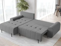 Meble Dla Dzieci|Meble Młodzieżowe>BROMARKT Szary narożnik do salonu z funkcją spania ARCO