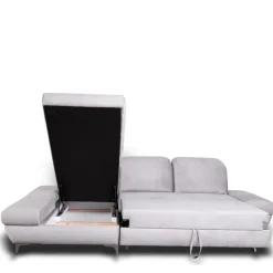 Narożniki>NEXT COLLECTION Szary narożnik do salonu z regulowanymi podłokietnikami i zagłówkami SYMPHONY