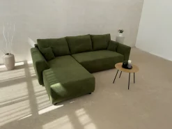 Meble Dla Dzieci|Narożniki></noscript>BROMARKT Szary narożnik rozkładany do salonu z funkcją spania ROMEO