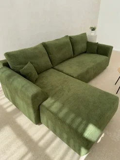 Meble Dla Dzieci|Narożniki></noscript>BROMARKT Szary narożnik rozkładany do salonu z funkcją spania ROMEO