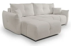 Meble Dla Dzieci|Narożniki></noscript>LASKI Szary narożnik rozkładany do salonu nowoczesny BERGAMO