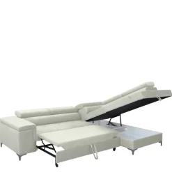 Narożniki>NEXT COLLECTION Szary narożnik rozkładany z zagłówkami WARS