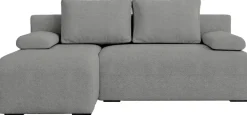 Meble Dla Dzieci|Narożniki>IZABELLA MEBLE Szary narożnik z funkcją spania do salonu boucle ERNEST