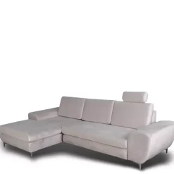 Narożniki></noscript>NEXT COLLECTION Szary narożnik z funkcją spania FENTON