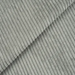 Narożniki></noscript>IZABELLA MEBLE Szary nowoczesny narożnik sztruksowy z funkcją spania DEXTER