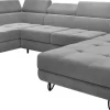 Narożniki>NEXT COLLECTION Szary nowoczesny narożnik do salonu z funkcją spania JASSY