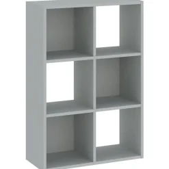 Regały Na Książki|Regały Dla Dzieci>INTER MEBLE regał 61 cm do salonu z półkami CORTA nowoczesny szary