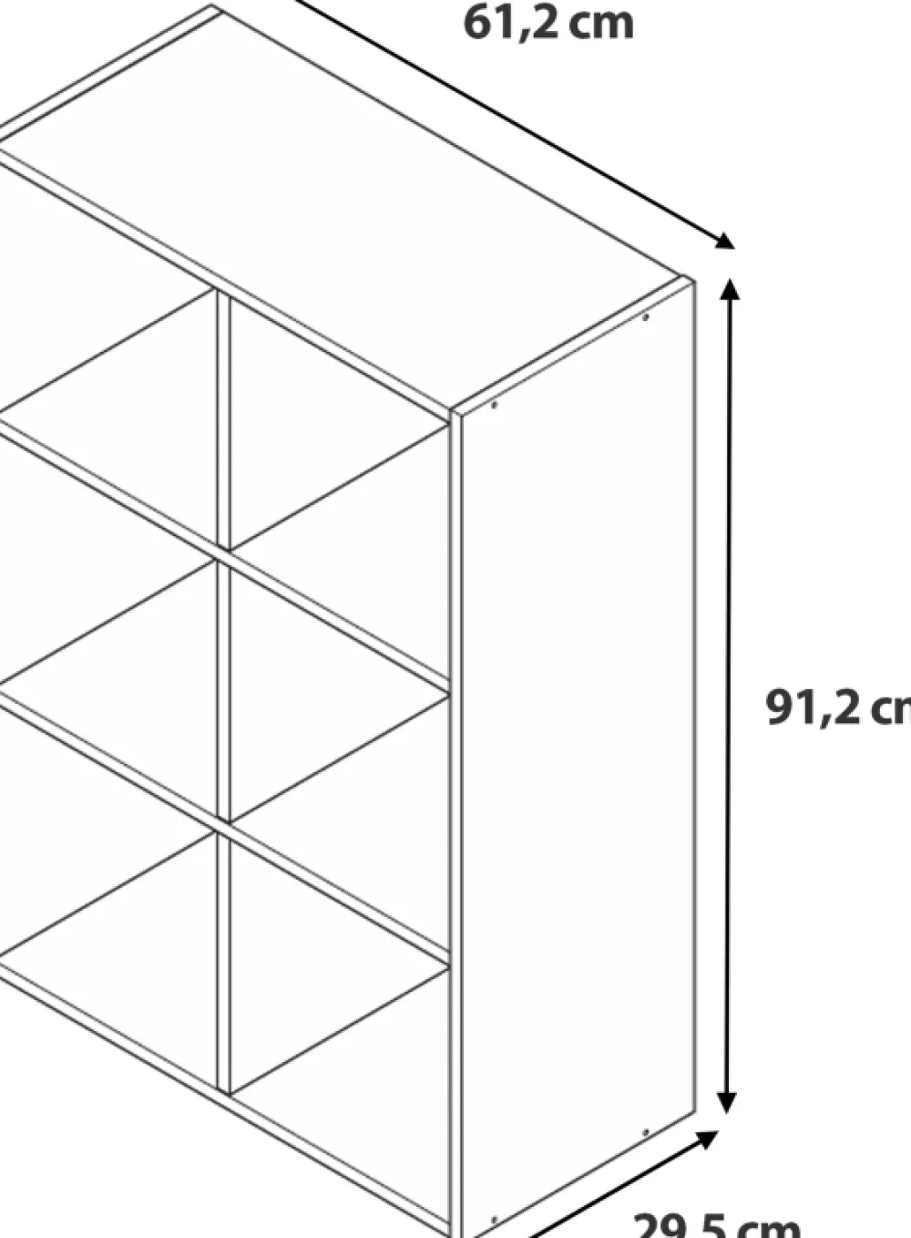 Regały Na Książki|Regały Dla Dzieci>INTER MEBLE regał 61 cm do salonu z półkami CORTA nowoczesny szary