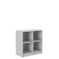 Regały Biurowe>Lempert Szary regał stojący MULL szary jasny