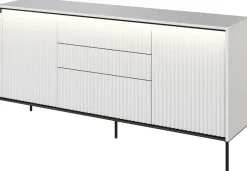 Komody|Zestawy Mebli Do Salonu></noscript>lenart. Szeroka komoda do salonu z szufladami i frezowanymi frontami TREND