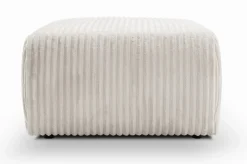 Meble Dla Dzieci|Meble Młodzieżowe></noscript>LASKI Sztruksowa pufa tapicerowana do siedzenia AZELIA beżowa