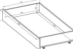 Pozostałe|Zestawy Mebli Do Sypialni></noscript>Helvetia Szuflady pod łóżko 125 cm IMPRESSIO