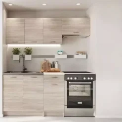 Meble Kuchenne>Stolkar Tanie meble kuchenne MELA dąb sonoma