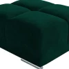 Meble Dla Dzieci|Meble Młodzieżowe>BROMARKT Tapicerowana pufa do salonu NUBES butelkowa zieleń