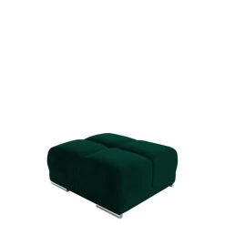 Meble Dla Dzieci|Meble Młodzieżowe>BROMARKT Tapicerowana pufa do salonu NUBES butelkowa zieleń