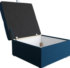 Meble Dla Dzieci|Pufy>BROMARKT Tapicerowana pufa ze schowkiem do salonu HOT welur