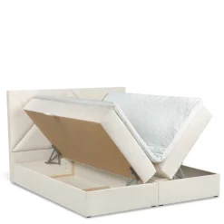 Łóżka Młodzieżowe|Łóżka Ze Stelażem></noscript>MEBAS Tapicerowane łóżko kontynentalne 140x200 cm FACE pojemnik