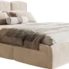 Łóżka Młodzieżowe|Łóżka Dziecięce>Riban Tapicerowane łóżko 120x200 cm z pojemnikiem jednoosobowe SEPERO beżowe