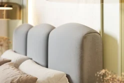 Łóżka Młodzieżowe|Łóżka Dziecięce></noscript>Riban Tapicerowane łóżko 120x200 cm z pojemnikiem jednoosobowe SEPERO beżowe