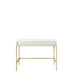 Biurka|Toaletki I Konsole>PIASKI Toaletka biała z szufladą AVANTI biały