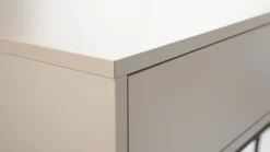 Toaletki I Konsole></noscript>Stolar Toaletka do sypialni z szufladami 137 cm beż piaskowy GENEWA