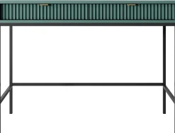 Biurka|Toaletki I Konsole>PIASKI Toaletka z szufladami 104 cm AVANTI ryflowane fronty labrador