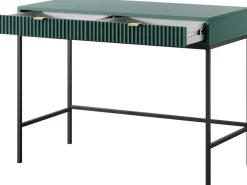 Biurka|Toaletki I Konsole>PIASKI Toaletka z szufladami 104 cm AVANTI ryflowane fronty labrador