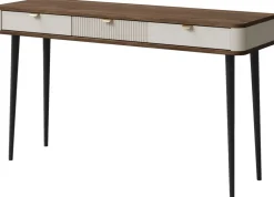 Toaletki I Konsole>JUREK Toaletka z szufladami do salonu MIREL frezowany front