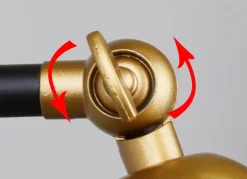 Oświetlenie Pokoju Dziecięcego|Oświetlenie Sypialni></noscript>Candellux Lighting Truck lampa kinkiet czarny+złoty 1X40W E27 złoty