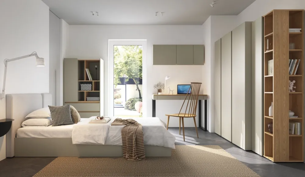 Meble Dla Dzieci|Meble Młodzieżowe>MEBLAR Trzydrzwiowa komoda 150 cm młodzieżowa z szufladami na nóżkach LISSARO