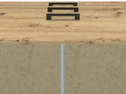 Zestawy Mebli Do Salonu|Komody></noscript>ML Meble Trzydrzwiowa komoda do salonu 120 cm NEVIO dąb artisan