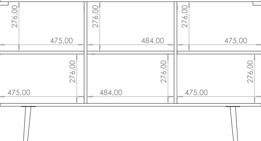 Zestawy Mebli Do Salonu|Komody>GiB Meble Trzydrzwiowa komoda do salonu 150 cm PULSE cichy domyk