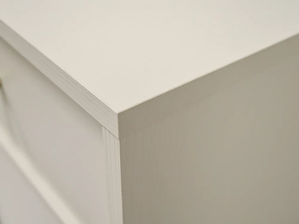 Zestawy Mebli Do Salonu|Komody>Lempert Trzydrzwiowa nowoczesna komoda do salonu 125 cm TOKEN beż beż piaskowy