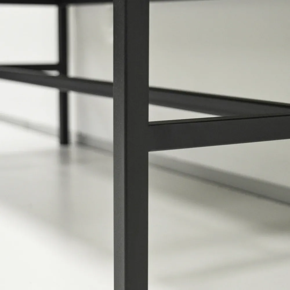 Szafki Rtv>Lempert Trzydrzwiowa szafka pod telewizor 180 cm do salonu TOKEN eukaliptus