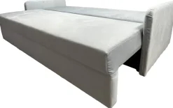 Kanapy I Sofy|Zestawy Mebli Do Przedpokoju>Meble Grand Trzyosobowa kanapa z funkcją spania do salonu GRATO butelkowa zieleń