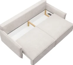 Meble Dla Dzieci|Meble Młodzieżowe></noscript>BROMARKT Trzyosobowa sofa z funkcją spania do salonu RIMO boucle