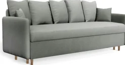 Meble Dla Dzieci|Kanapy I Sofy>Meble Grand Trzyosobowa szara kanapa rozkładana do salonu GRATO