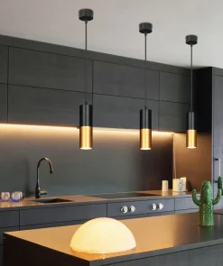 Oświetlenie Kuchni|Lampy Wiszące>Candellux Lighting Tuba wisząca Candellux czarna złota