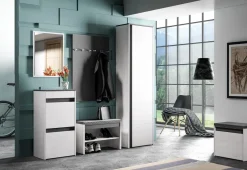 Wieszaki Do Przedpokoju></noscript>ML Meble Wieszak tapicerowany do przedpokoju 34x102 cm HYGA