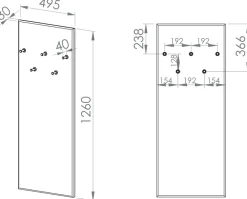 Wieszaki Do Przedpokoju></noscript>ML Meble Wieszak tapicerowany do przedpokoju 50 cm CARO