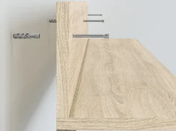 Zestawy Mebli Młodzieżowych|Półki></noscript>ML Meble Wisząca półka na książki 138 cm CASTEL dąb sonoma