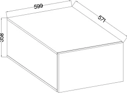 Meble Kuchenne></noscript>Lempert Wisząca szafka kuchenna uchylna 60 cm MARGARET
