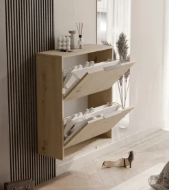 Szafki Na Buty|Garderoby>Stolar Wisząca szafka na buty do przedpokoju 130 cm MAVIA dąb artisan