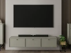 Szafki Nocne></noscript>Lempert Wisząca szafka nocna do sypialni z szufladami 52 cm TOKEN eukaliptus