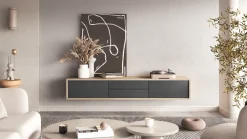 Szafki Rtv></noscript>Helvetia Wisząca szafka RTV 180 cm z szufladami FRIDA