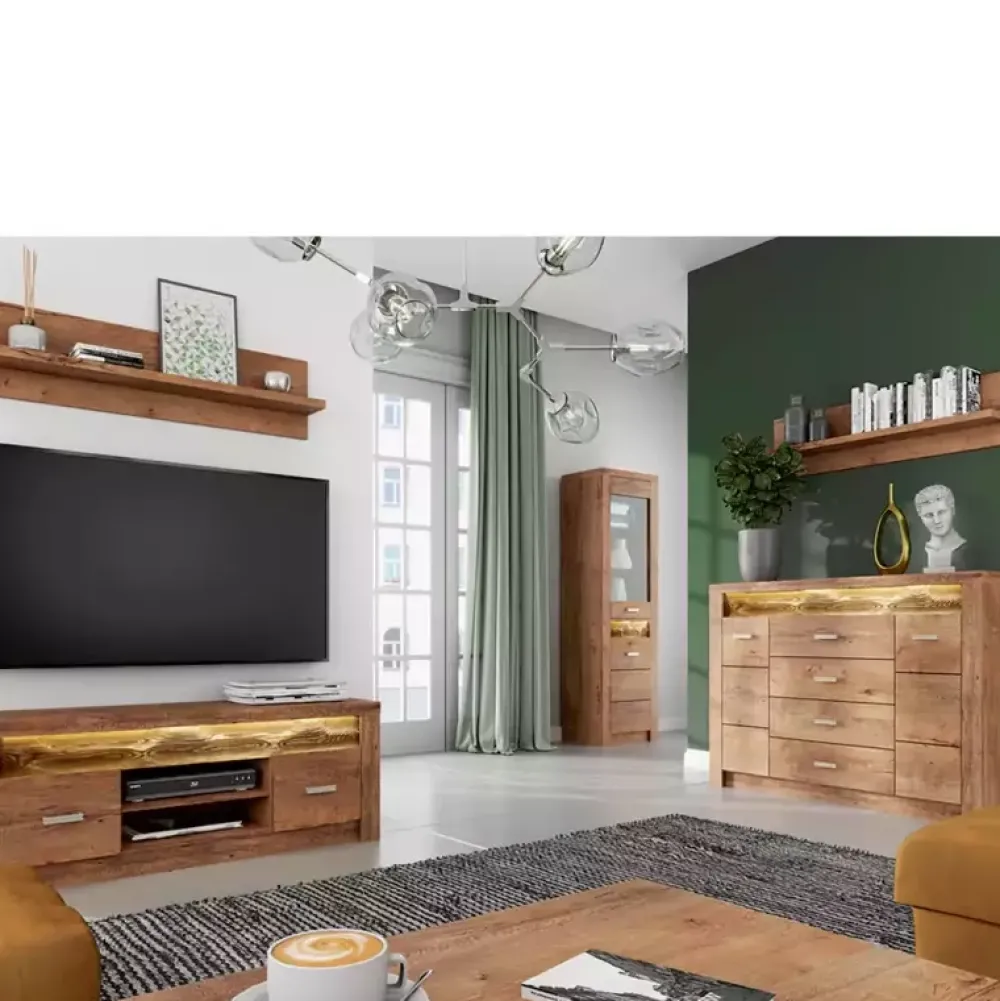 Witryny>JARSTOL Witryna do salonu na książki INELI