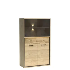 Witryny></noscript>JARSTOL Witryna do salonu nowoczesna MORNE